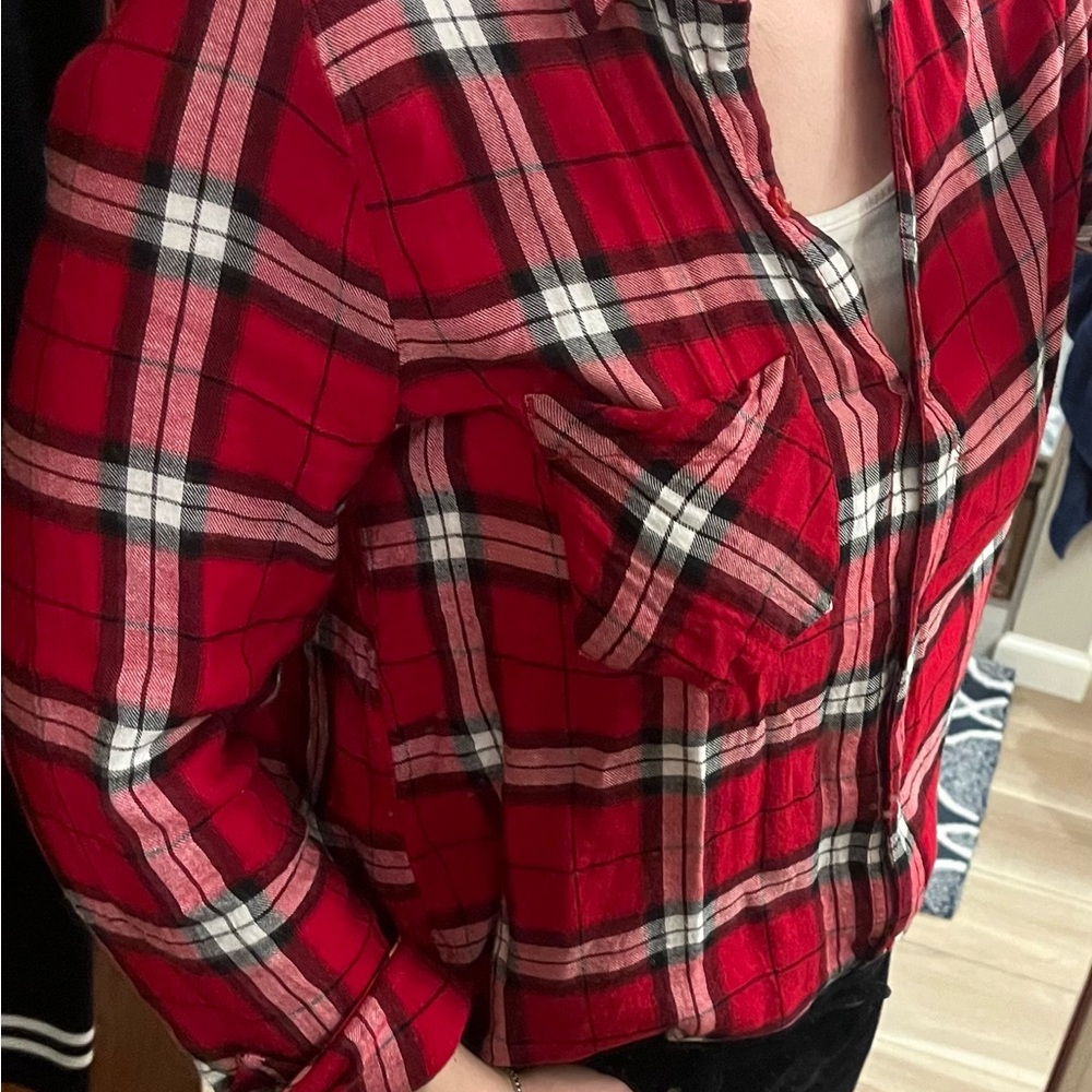 BP Softest flannel ever! Red Plaid Button Down Shirt